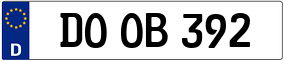 Truck License Plate